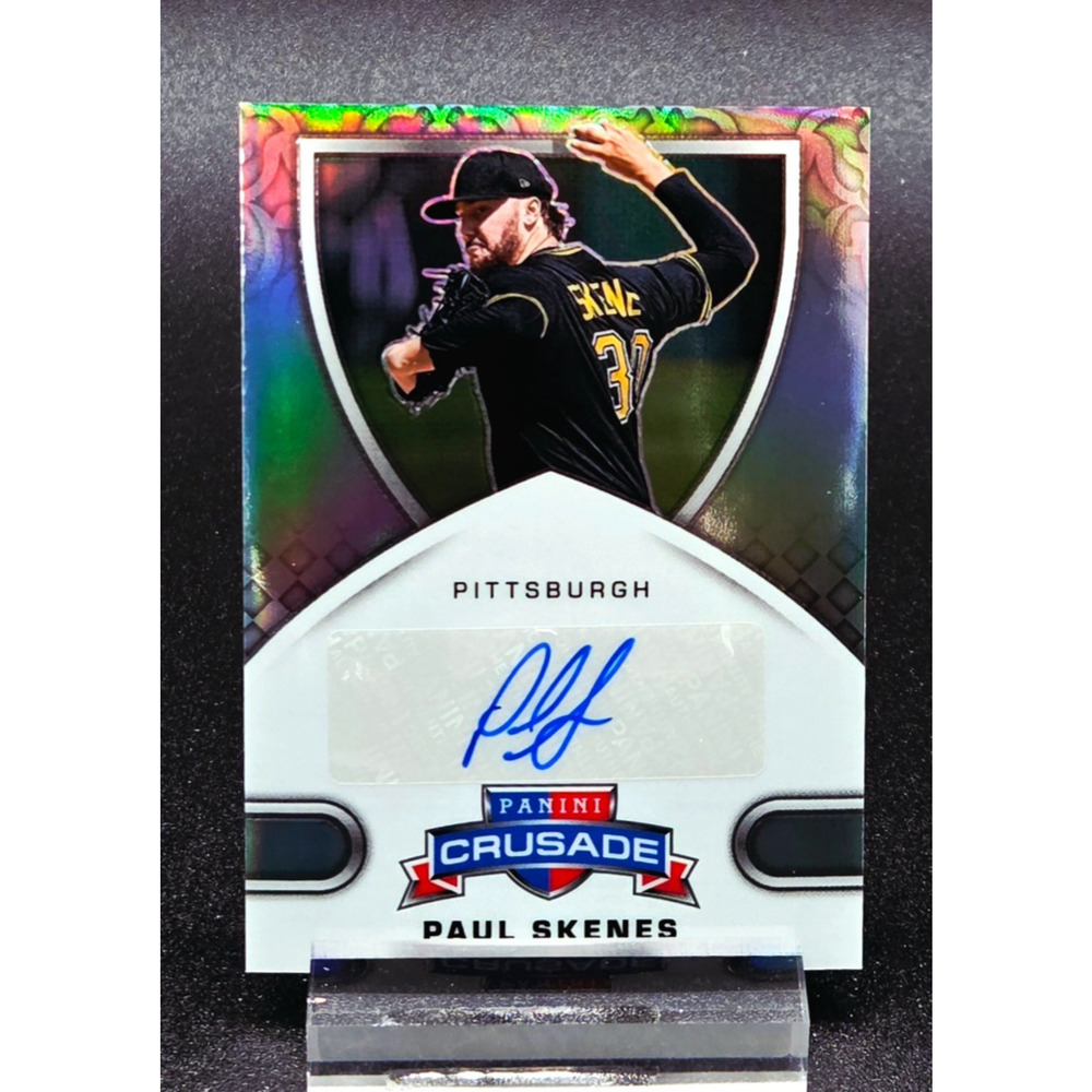 Paul Skenes Auto 15/99 Crusade Signatures Pittsburgh Pirates Star Autograph